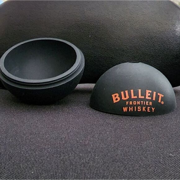 Bulleit Bourbon Whiskey Ball, Sphere Ice Mold - Picture 3 of 4